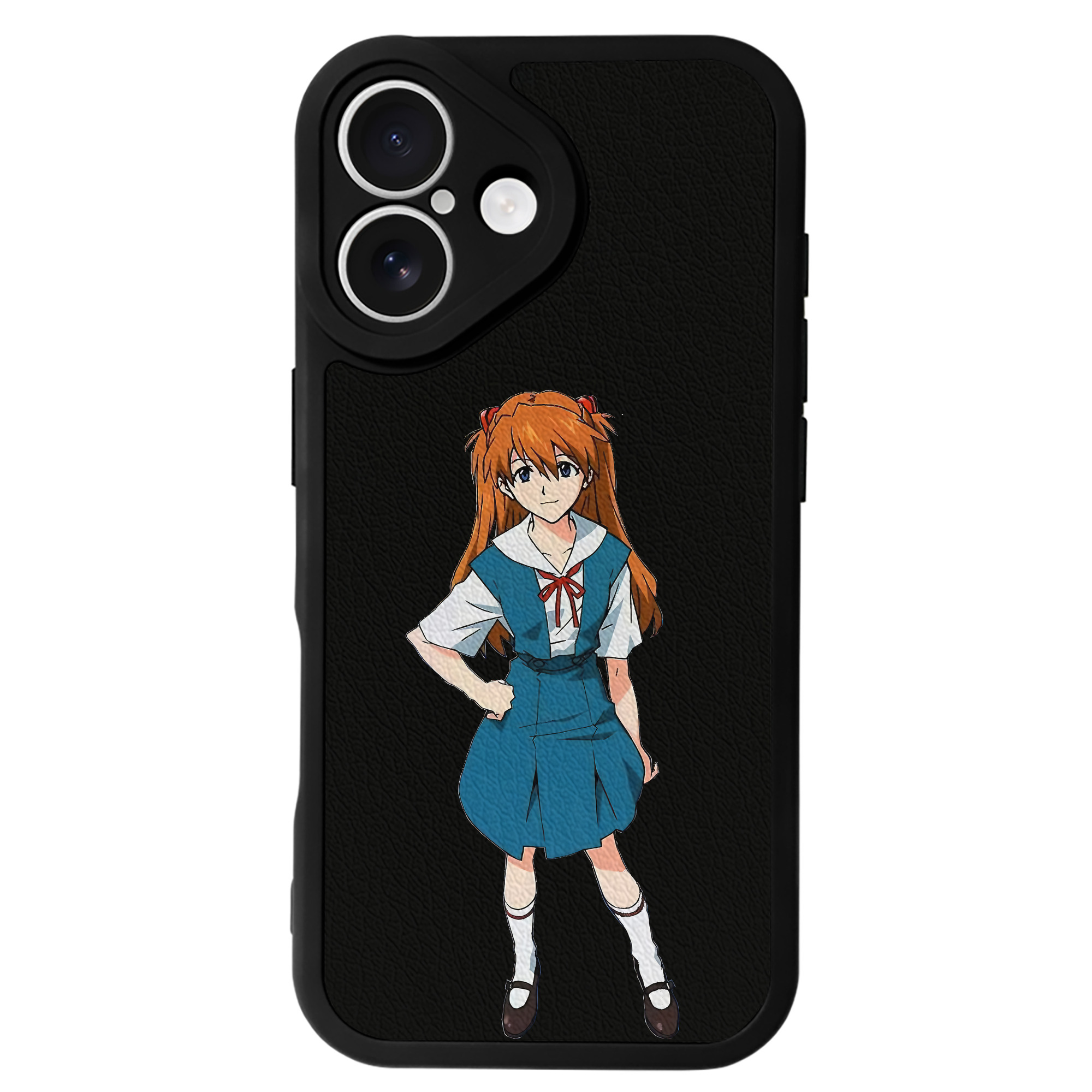（画像用） EVA 新世紀エヴァンゲリオン 【iPhone 16シリーズ対応】シリコンスマホケース（レザー調） 材質：シリコン